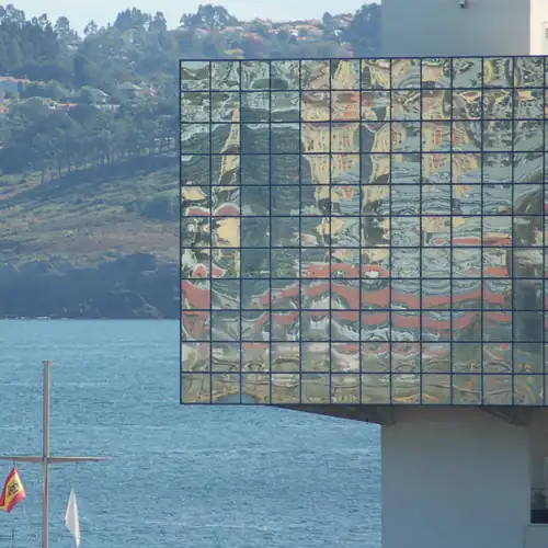 Torre de control marítimo en el puerto de A Coruña