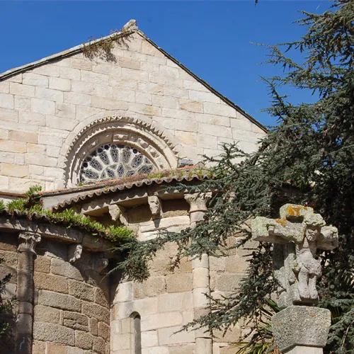 Ábside de la Iglesia de Santiago en la visita privada por la Ciudad Vieja de A Coruña