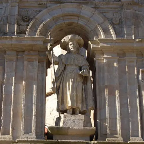 Estatua de Santiago Peregrino - Tours privados em Santiago de Compostela